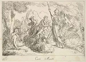 Carlo Gallery: Gods and Goddesses in a Landscape, 1740-1802. Creator: Giuseppe Canale