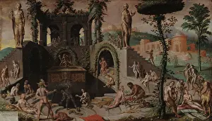 Jupiter Prints: The Gods of the Olympus, 1556. Creator: Heemskerck, Maarten Jacobsz, van (1498-1574)