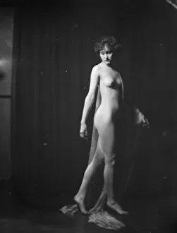 Goertz, Anna, Miss, portrait photograph, 1922 or 1923. Creator: Arnold Genthe