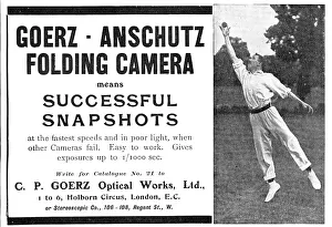 Camera Prints: Goerz-Anschutz Folding Camera means Successful Snapshots, 1909. Creator: Unknown
