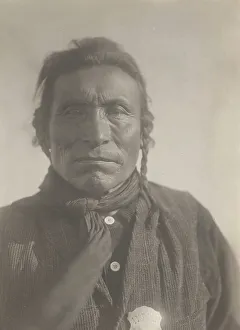 Apsaroke Prints: Goes Ahead, 1908. Creator: Edward Sheriff Curtis