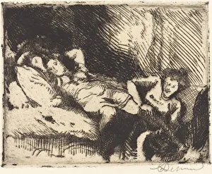 Going to Bed (Le coucher), 1913. Creator: Paul Albert Besnard