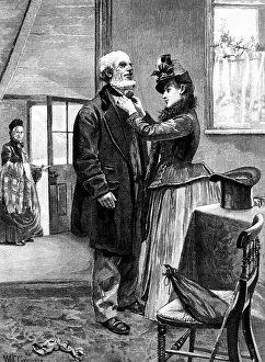 R Taylor Prints: Going to the Dance, 1890. Creator: R. Taylor