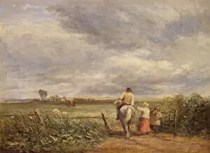 Cox David The Elder Gallery: Going to the Hayfield, 1853. Creator: David Cox the elder