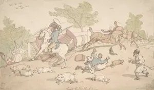 Going to Ivy Bridge, 1780-1827. Creator: Thomas Rowlandson