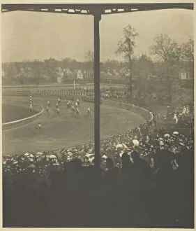 Going to the Post, Morris Park, 1904. Creator: Alfred Stieglitz