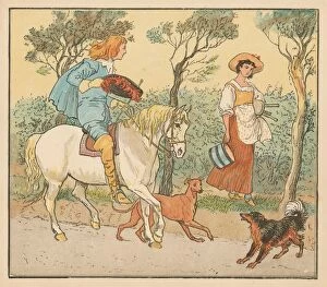 Book Illustration Gallery: Where are you going, my Pretty Maid, c1882. Creator: Randolph Caldecott