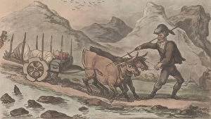 Going sick to the rear, from The Military Adventures of Johnny Newcome, 1815