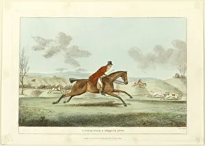 Foxhound Prints: Going Along a Slapping Pace, plate one from Indispensable Accomplishments