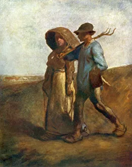 Going to Work, c1850-1851, (1912). Artist: Jean Francois Millet