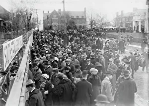Going to Yale game at Princeton, 1910. Creator: Bain News Service
