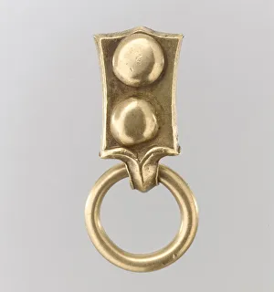 Gold Belt Mount with Loop, Avar, 700s. Creator: Unknown