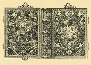 Book Cover Gallery: Gold book cover, 19th century, (1881). Creator: John Watkins