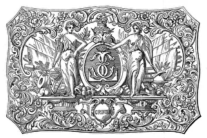 Fama Prints: Gold Box presented with the Freedom of the City of London to Admiral Sir Edmund Lyons