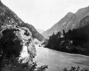 Gold Rush Prints: Gold in British Columbia: Fraser River, 1898. Creator: Unknown