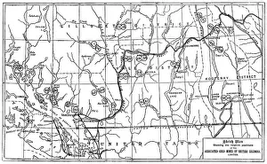 Gold Rush Prints: Gold in British Columbia: plan of the associated gold mines, 1898. Creator: Unknown