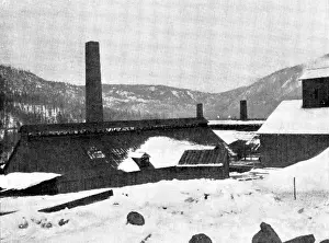 British Columbia Prints: Gold in British Columbia: Smelter at Trail, 1898. Creator: Unknown