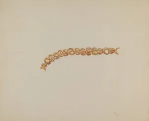 Gold Chain Gallery: Gold Chain, c. 1937. Creator: Dorothy Posten