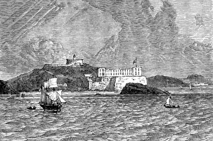 Central Prints: The Gold Coast and Ashantee War: the castle of Elmina, 1873. Creator: Unknown