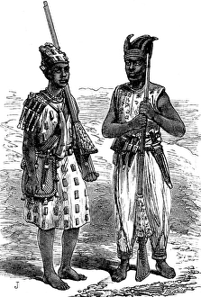 Fanti Prints: The Gold Coast and Ashantee War: Fantee soldiers, 1873. Creator: Unknown