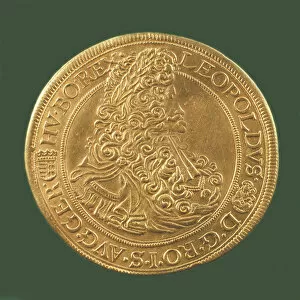 Gold coin of King Leoplodo, 1703, head