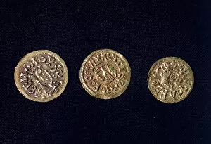 Images Dated 17th July 2012: Gold coins, Visigothic period