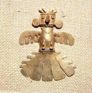 Columbia Gallery: Gold Condor from Columbia, Pre-Columbian