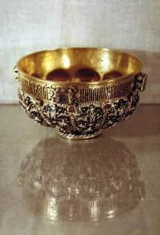 Alexis I Collection: The gold cup of Tsar Alexis Mikhailovich, 17th century