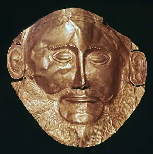 Gold death mask of Agamemmon, 17th century BC