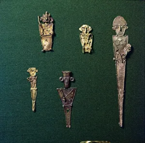 Colombian Prints: Gold Figures from Pre-Columbian Tombs, Colombia, South America