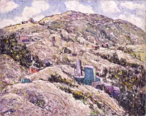 Colorado United States Of America Gallery: Gold Mining, Cripple Creek, 1929. Creator: Ernest Lawson