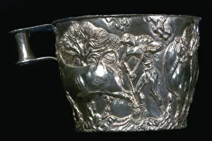 Gold Mycenaean cup, 15th century