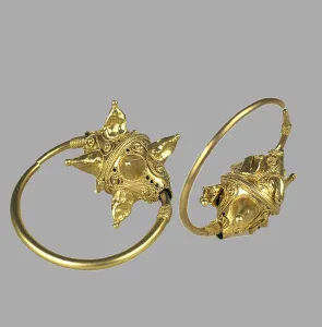 Varangians Collection: Gold pendant (Kolt), 11th-12th century. Artist: Ancient Russian Art