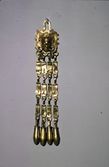 Status Prints: Gold Pendant, Mixtec, 1200-1521