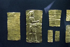 Gold plaques from the Oxus treasure, Achaemenid Persian, 5th-4th century BC Gold plaques from the Oxus treasure, Achaemenid Persian, 5th-4th century BC