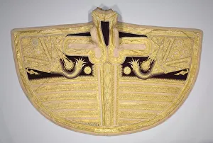 Gold-Thread Embroidered Garment for a Woman, late 1800s. Creator: Unknown