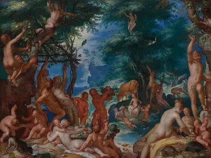 Joachim Wtewael Prints: The Golden Age, 1605. Creator: Joachim Anthonisz Wtewael