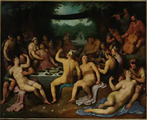 The Golden Age (Bacchanal) or The Garden of Love, 1614. Creator: Haarlem, Cornelis Cornelisz. van (1562-1638)