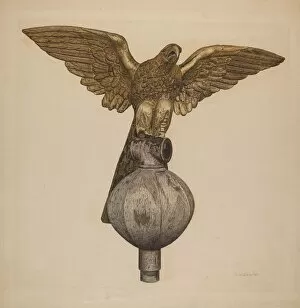 Emblem Gallery: Golden Eagle, c. 1941. Creator: Clarence W Dawson