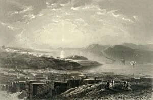 Strait Collection: Golden Gate (From Telegraph Hill), 1872. Creator: Edward Paxman Brandard