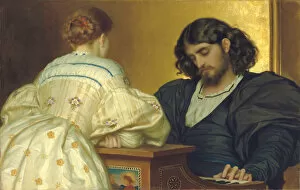 Pre Raphaelite Paintings Gallery: Golden Hours, ca 1864