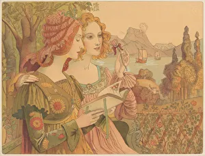 Point Gallery: Golden Legend, 1897. Creator: Point, Armand (1861-1932)