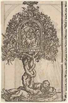 A Golden Reliquary with the Tree of Jesse, from the Large Series of Wittenberg