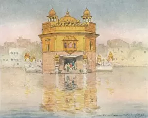 Amritsar Collection: The Golden Temple, Amritsar, 1905. Artist: Mortimer Luddington Menpes