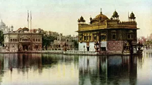 Amritsar Collection: Golden Temple, Amritsar, Punjab, India, c1930s. Artist: E Candler