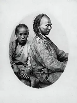 Torn Prints: Goldi people from Usuri, 1865-1871. Creator: VV Lanin