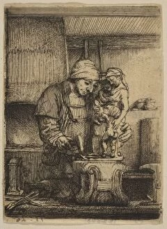 Goldsmith Collection: The Goldsmith, 1655. Creator: Rembrandt Harmensz van Rijn