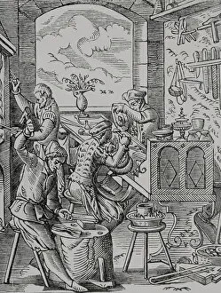 Working Class Prints: Goldsmith, 16th century, (1878). Creator: Unknown