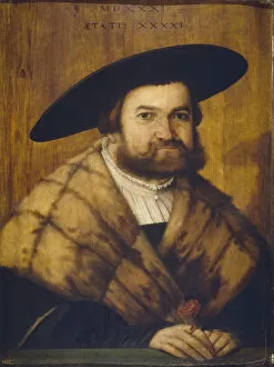 Jeweller Gallery: Goldsmith Jorg Zorer of Augsburg, 1531. Artist: Amberger, Christoph (ca. 1500-1562)