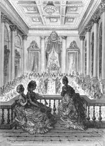 Guild Prints: The Goldsmiths at Dinner, 1872. Creator: Gustave Doré